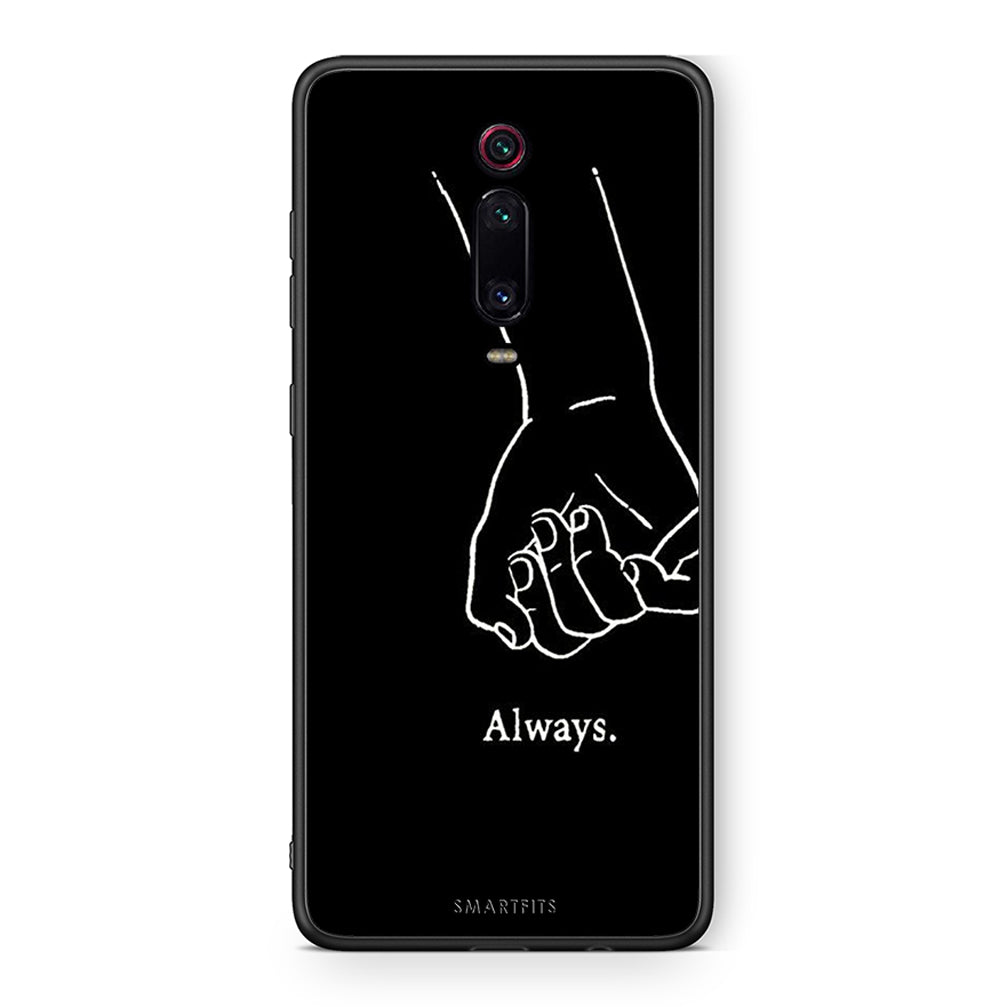 Xiaomi Mi 9T Always & Forever 1 Θήκη Αγίου Βαλεντίνου από τη Smartfits με σχέδιο στο πίσω μέρος και μαύρο περίβλημα | Smartphone case with colorful back and black bezels by Smartfits