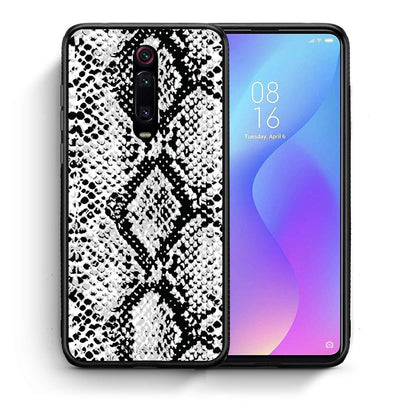 Θήκη Xiaomi Redmi K20/K20 Pro White Snake Animal από τη Smartfits με σχέδιο στο πίσω μέρος και μαύρο περίβλημα | Xiaomi Redmi K20/K20 Pro White Snake Animal case with colorful back and black bezels