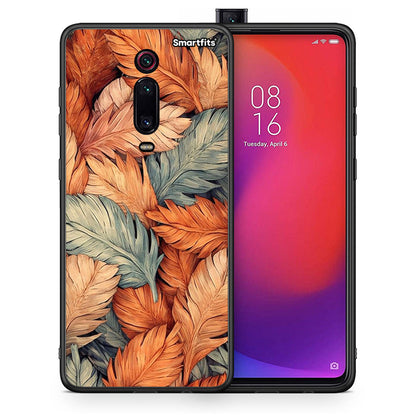 Θήκη Xiaomi Redmi K20 / K20 Pro Autumn Leaves από τη Smartfits με σχέδιο στο πίσω μέρος και μαύρο περίβλημα | Xiaomi Redmi K20 / K20 Pro Autumn Leaves case with colorful back and black bezels