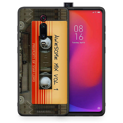 Θήκη Xiaomi Mi 9T Awesome Mix από τη Smartfits με σχέδιο στο πίσω μέρος και μαύρο περίβλημα | Xiaomi Mi 9T Awesome Mix case with colorful back and black bezels