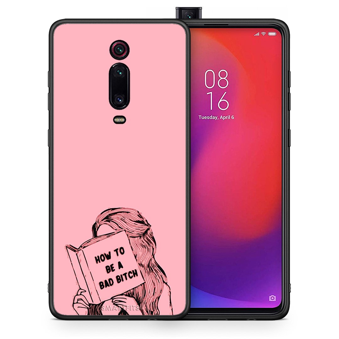 Θήκη Xiaomi Mi 9T Bad Bitch από τη Smartfits με σχέδιο στο πίσω μέρος και μαύρο περίβλημα | Xiaomi Mi 9T Bad Bitch case with colorful back and black bezels