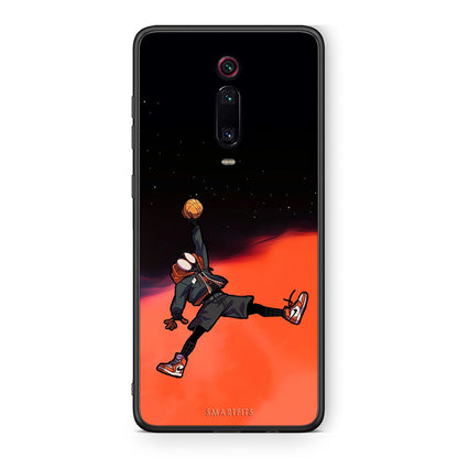 Xiaomi Mi 9T Basketball Hero θήκη από τη Smartfits με σχέδιο στο πίσω μέρος και μαύρο περίβλημα | Smartphone case with colorful back and black bezels by Smartfits