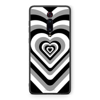 Thumbnail for Xiaomi Mi 9T Black Hearts θήκη από τη Smartfits με σχέδιο στο πίσω μέρος και μαύρο περίβλημα | Smartphone case with colorful back and black bezels by Smartfits