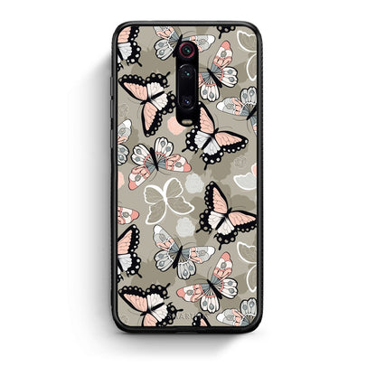 135 - Xiaomi Mi 9T Butterflies Boho case, cover, bumper
