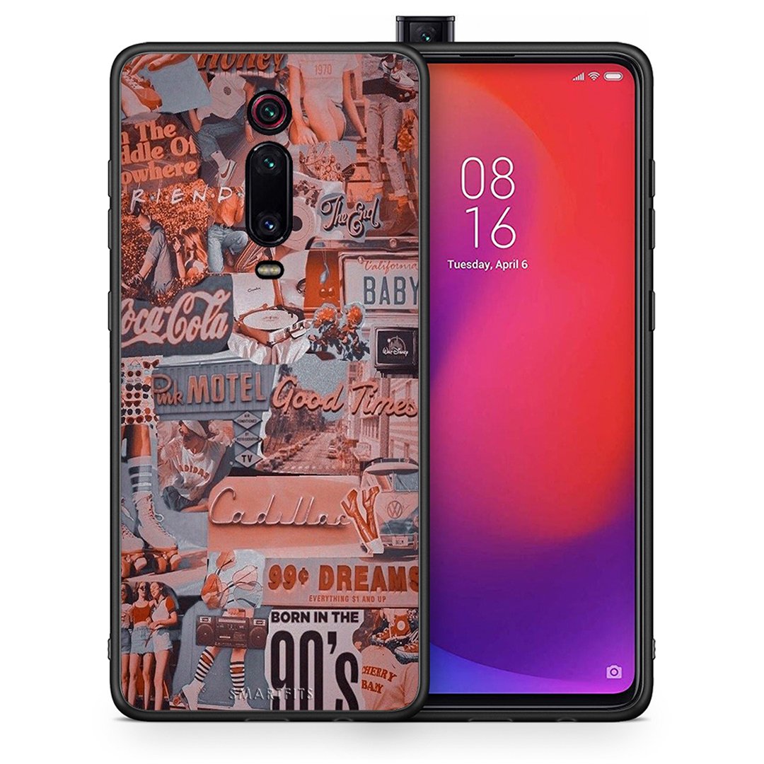 Θήκη Xiaomi Mi 9T Born In 90s από τη Smartfits με σχέδιο στο πίσω μέρος και μαύρο περίβλημα | Xiaomi Mi 9T Born In 90s case with colorful back and black bezels
