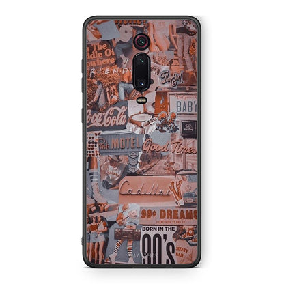 Xiaomi Mi 9T Born In 90s θήκη από τη Smartfits με σχέδιο στο πίσω μέρος και μαύρο περίβλημα | Smartphone case with colorful back and black bezels by Smartfits