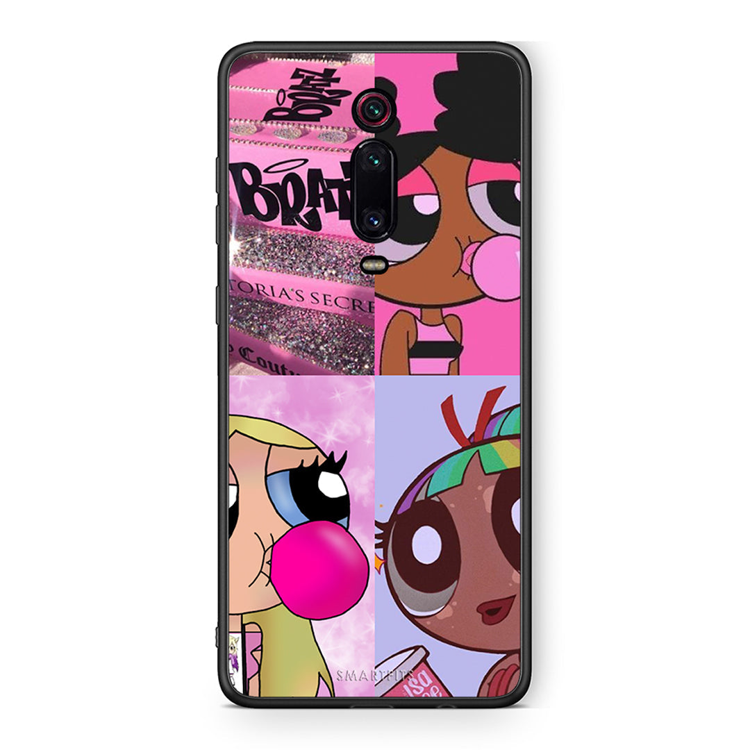 Xiaomi Mi 9T Bubble Girls Θήκη Αγίου Βαλεντίνου από τη Smartfits με σχέδιο στο πίσω μέρος και μαύρο περίβλημα | Smartphone case with colorful back and black bezels by Smartfits