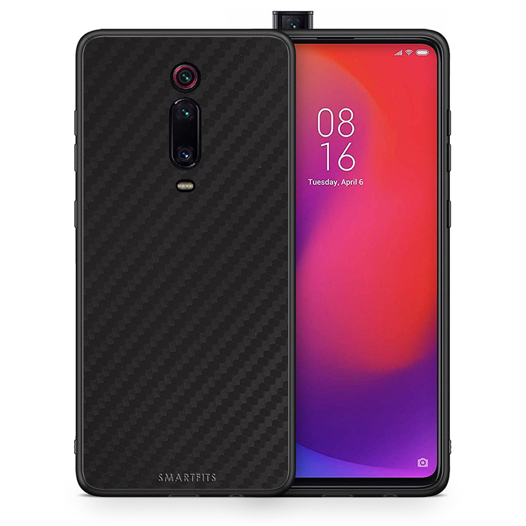 Θήκη Xiaomi Redmi K20/K20 Pro Carbon Black από τη Smartfits με σχέδιο στο πίσω μέρος και μαύρο περίβλημα | Xiaomi Redmi K20/K20 Pro Carbon Black case with colorful back and black bezels