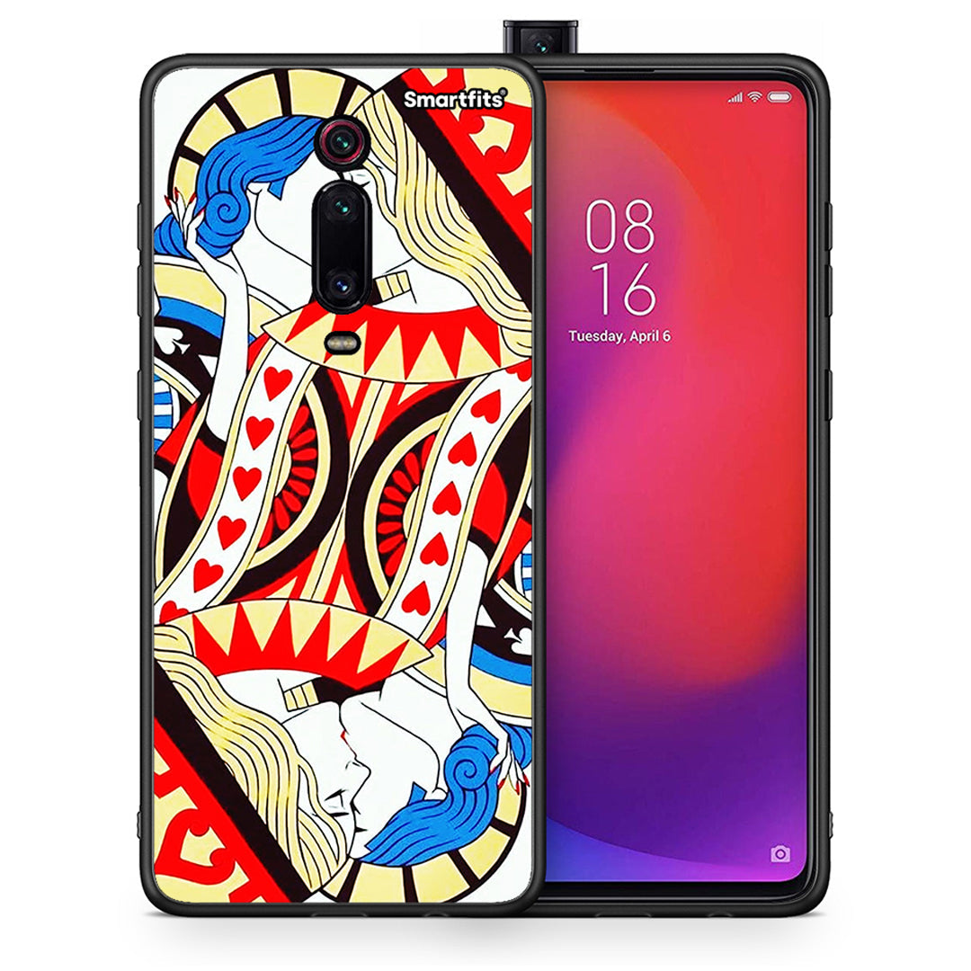 Θήκη Xiaomi Redmi K20/K20 Pro Card Love από τη Smartfits με σχέδιο στο πίσω μέρος και μαύρο περίβλημα | Xiaomi Redmi K20/K20 Pro Card Love case with colorful back and black bezels