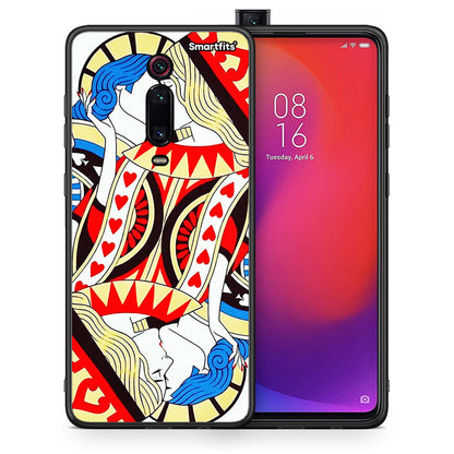 Θήκη Xiaomi Mi 9T Card Love από τη Smartfits με σχέδιο στο πίσω μέρος και μαύρο περίβλημα | Xiaomi Mi 9T Card Love case with colorful back and black bezels