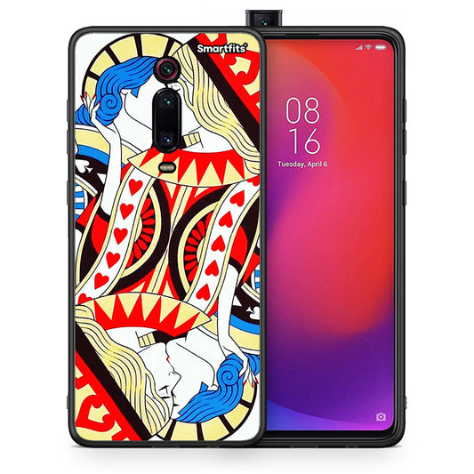 Θήκη Xiaomi Mi 9T Card Love από τη Smartfits με σχέδιο στο πίσω μέρος και μαύρο περίβλημα | Xiaomi Mi 9T Card Love case with colorful back and black bezels