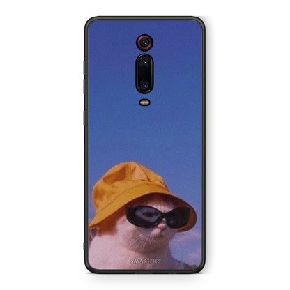 Xiaomi Mi 9T Cat Diva θήκη από τη Smartfits με σχέδιο στο πίσω μέρος και μαύρο περίβλημα | Smartphone case with colorful back and black bezels by Smartfits