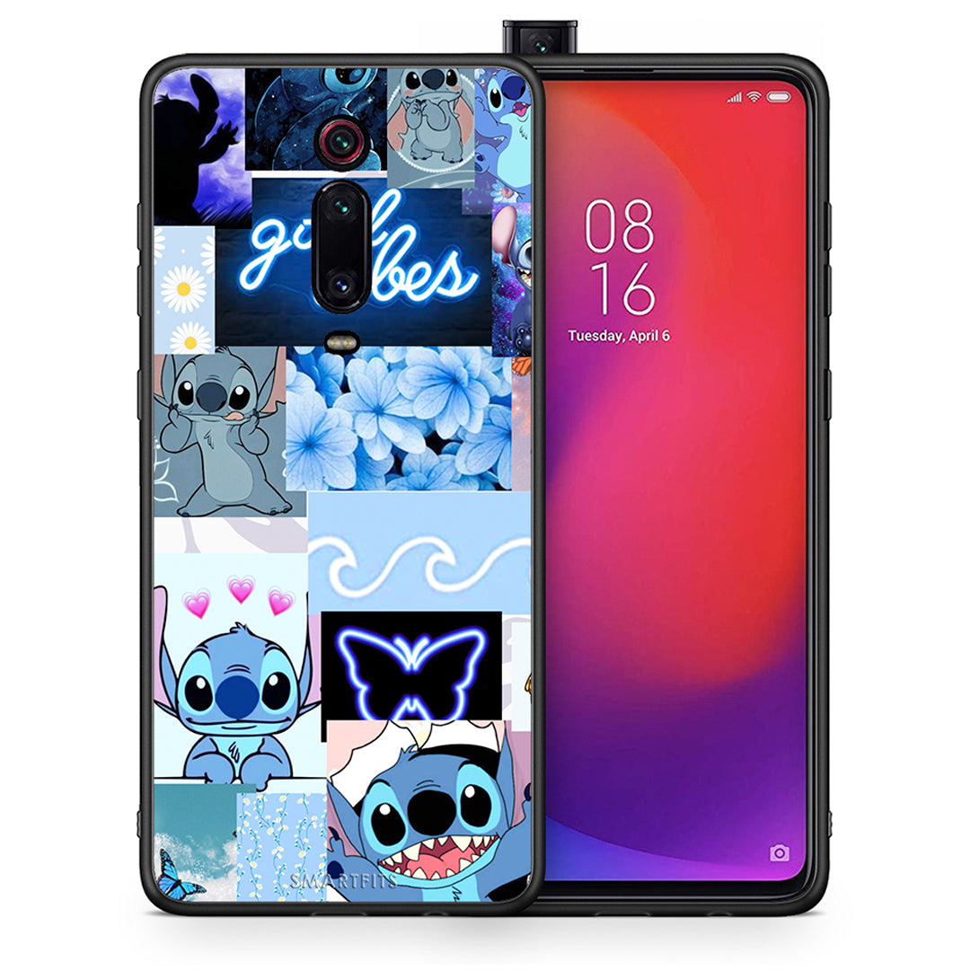 Θήκη Αγίου Βαλεντίνου Xiaomi Redmi K20 / K20 Pro Collage Good Vibes από τη Smartfits με σχέδιο στο πίσω μέρος και μαύρο περίβλημα | Xiaomi Redmi K20 / K20 Pro Collage Good Vibes case with colorful back and black bezels