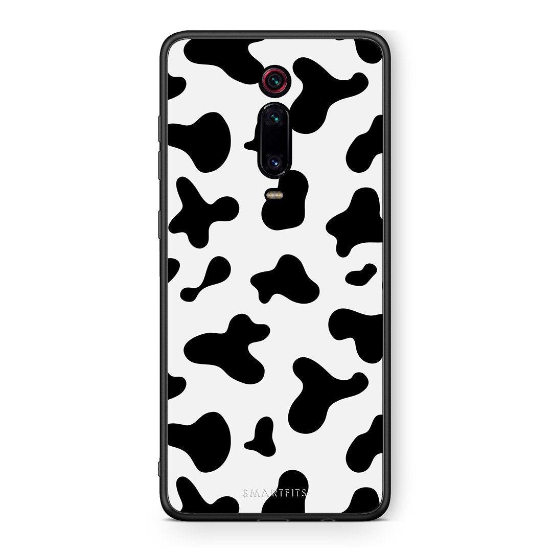 Xiaomi Mi 9T Cow Print θήκη από τη Smartfits με σχέδιο στο πίσω μέρος και μαύρο περίβλημα | Smartphone case with colorful back and black bezels by Smartfits