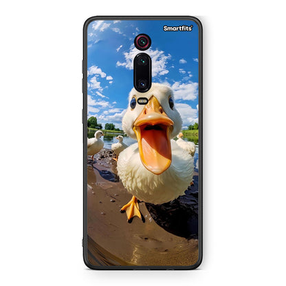 Xiaomi Mi 9T Duck Face θήκη από τη Smartfits με σχέδιο στο πίσω μέρος και μαύρο περίβλημα | Smartphone case with colorful back and black bezels by Smartfits