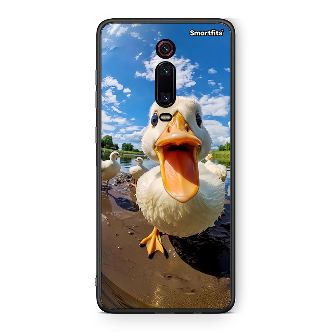 Xiaomi Mi 9T Duck Face θήκη από τη Smartfits με σχέδιο στο πίσω μέρος και μαύρο περίβλημα | Smartphone case with colorful back and black bezels by Smartfits