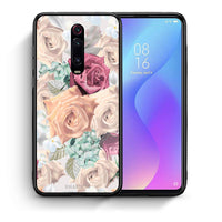 Thumbnail for Θήκη Xiaomi Mi 9T Bouquet Floral από τη Smartfits με σχέδιο στο πίσω μέρος και μαύρο περίβλημα | Xiaomi Mi 9T Bouquet Floral case with colorful back and black bezels