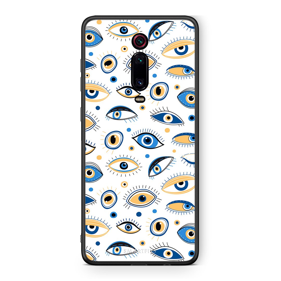 Xiaomi Mi 9T Ftou Ftou θήκη από τη Smartfits με σχέδιο στο πίσω μέρος και μαύρο περίβλημα | Smartphone case with colorful back and black bezels by Smartfits