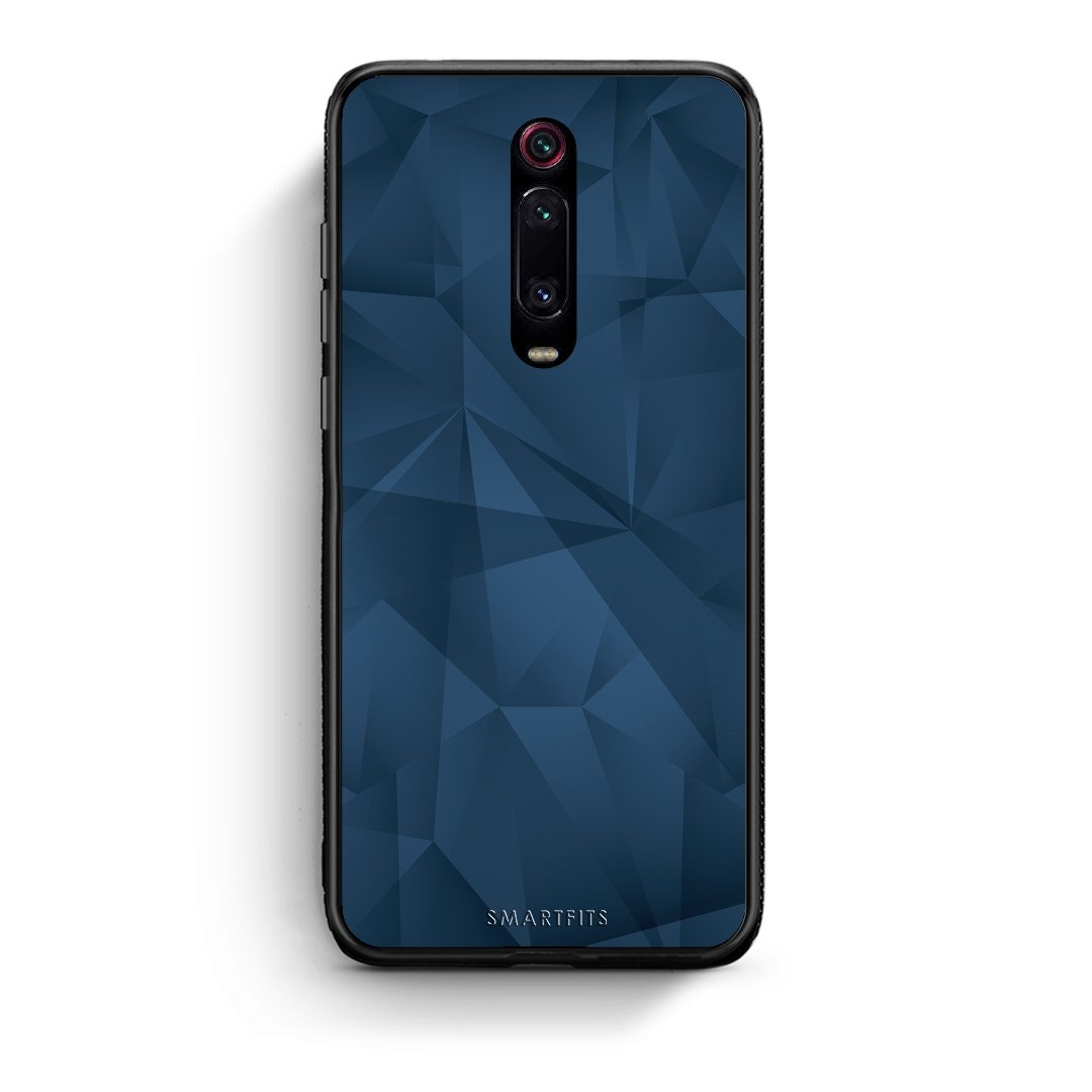 39 - Xiaomi Mi 9T Blue Abstract Geometric case, cover, bumper