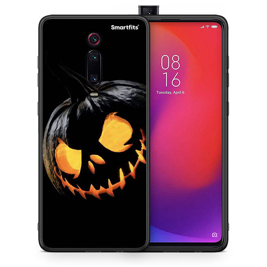 Θήκη Xiaomi Redmi K20 / K20 Pro Halloween Scary Pumpkin από τη Smartfits με σχέδιο στο πίσω μέρος και μαύρο περίβλημα | Xiaomi Redmi K20 / K20 Pro Halloween Scary Pumpkin case with colorful back and black bezels
