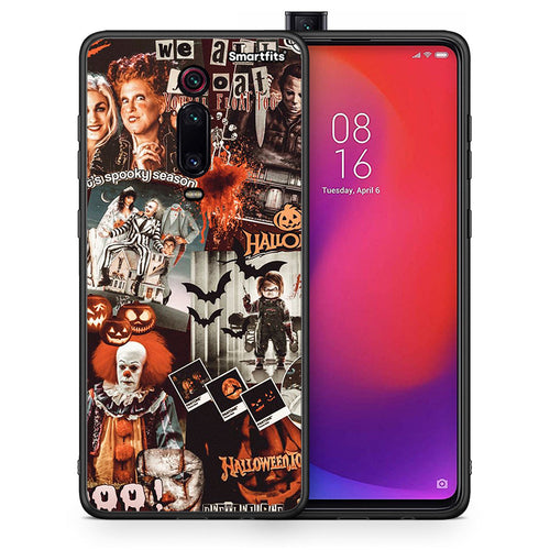 Θήκη Xiaomi Mi 9T Halloween Spooky Season από τη Smartfits με σχέδιο στο πίσω μέρος και μαύρο περίβλημα | Xiaomi Mi 9T Halloween Spooky Season case with colorful back and black bezels