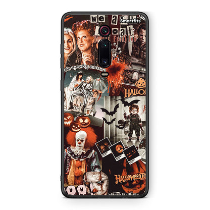 Xiaomi Mi 9T Halloween Spooky Season Θήκη από τη Smartfits με σχέδιο στο πίσω μέρος και μαύρο περίβλημα | Smartphone case with colorful back and black bezels by Smartfits