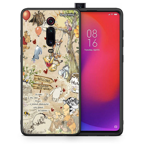 Θήκη Xiaomi Redmi K20/K20 Pro Happy Friends από τη Smartfits με σχέδιο στο πίσω μέρος και μαύρο περίβλημα | Xiaomi Redmi K20/K20 Pro Happy Friends case with colorful back and black bezels
