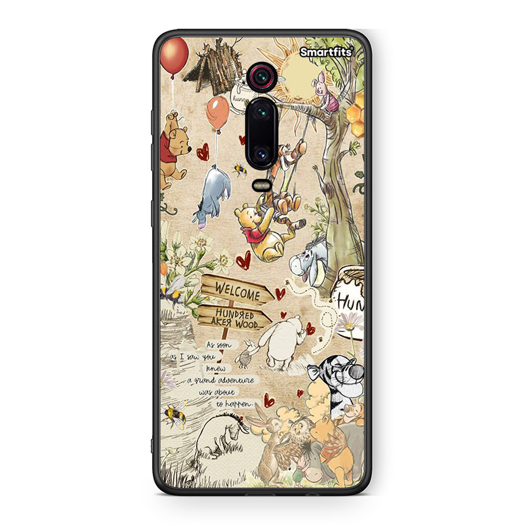 Xiaomi Mi 9T Happy Friends θήκη από τη Smartfits με σχέδιο στο πίσω μέρος και μαύρο περίβλημα | Smartphone case with colorful back and black bezels by Smartfits