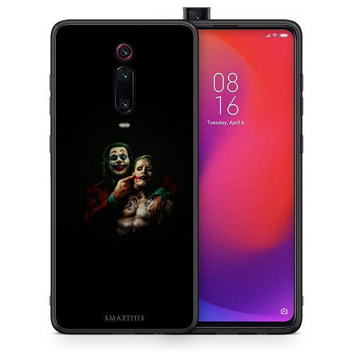 Θήκη Xiaomi Mi 9T Clown Hero από τη Smartfits με σχέδιο στο πίσω μέρος και μαύρο περίβλημα | Xiaomi Mi 9T Clown Hero case with colorful back and black bezels