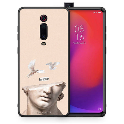Θήκη Xiaomi Mi 9T In Love από τη Smartfits με σχέδιο στο πίσω μέρος και μαύρο περίβλημα | Xiaomi Mi 9T In Love case with colorful back and black bezels
