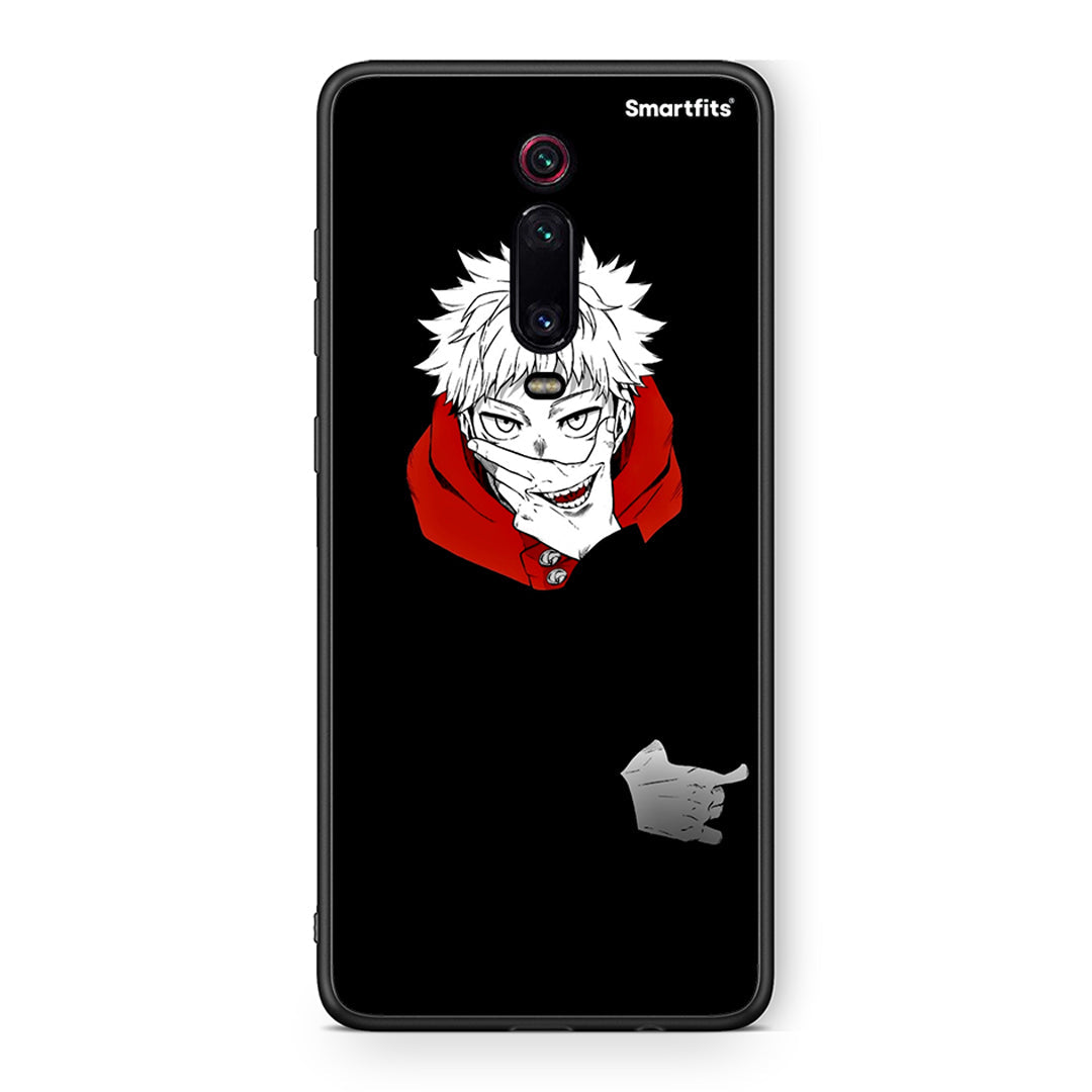 Xiaomi Mi 9T Itadori Anime θήκη από τη Smartfits με σχέδιο στο πίσω μέρος και μαύρο περίβλημα | Smartphone case with colorful back and black bezels by Smartfits