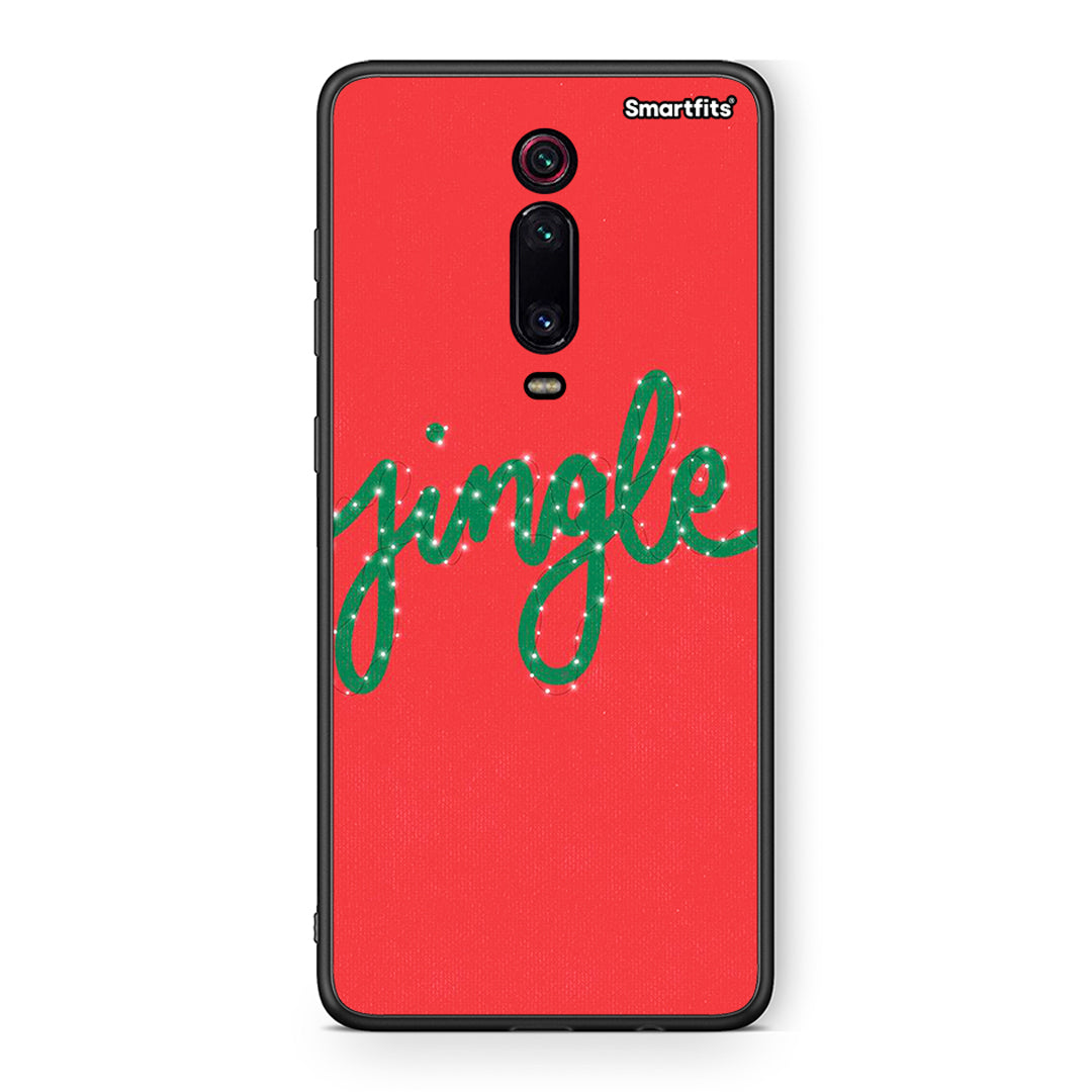 Xiaomi Mi 9T Jingle Xmas θήκη από τη Smartfits με σχέδιο στο πίσω μέρος και μαύρο περίβλημα | Smartphone case with colorful back and black bezels by Smartfits