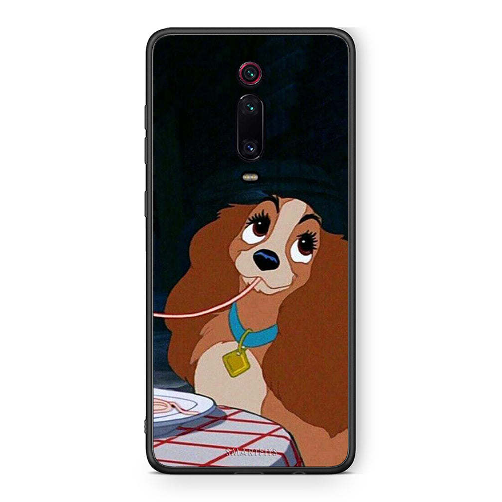 Xiaomi Mi 9T Lady And Tramp 2 Θήκη Αγίου Βαλεντίνου από τη Smartfits με σχέδιο στο πίσω μέρος και μαύρο περίβλημα | Smartphone case with colorful back and black bezels by Smartfits