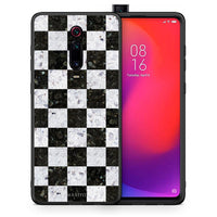 Thumbnail for Θήκη Xiaomi Mi 9T Square Geometric Marble από τη Smartfits με σχέδιο στο πίσω μέρος και μαύρο περίβλημα | Xiaomi Mi 9T Square Geometric Marble case with colorful back and black bezels