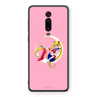 Thumbnail for Xiaomi Mi 9T Moon Girl θήκη από τη Smartfits με σχέδιο στο πίσω μέρος και μαύρο περίβλημα | Smartphone case with colorful back and black bezels by Smartfits