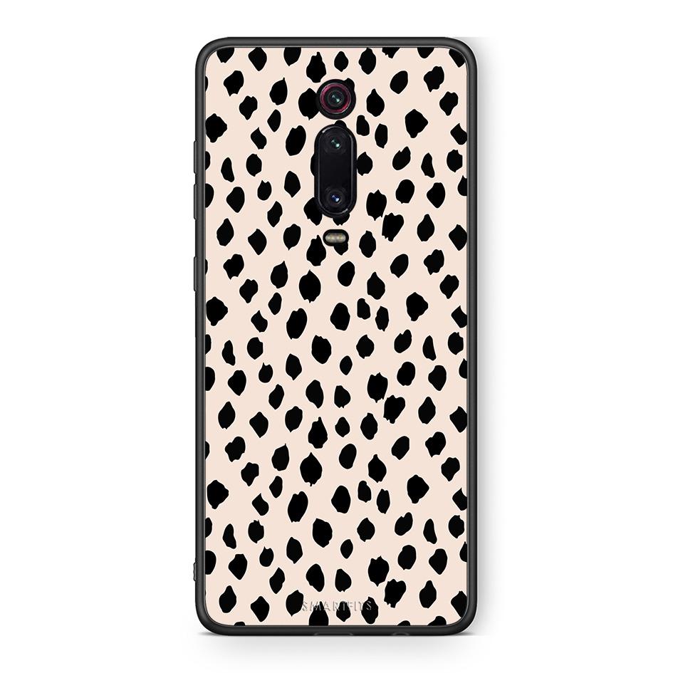 Xiaomi Mi 9T New Polka Dots θήκη από τη Smartfits με σχέδιο στο πίσω μέρος και μαύρο περίβλημα | Smartphone case with colorful back and black bezels by Smartfits