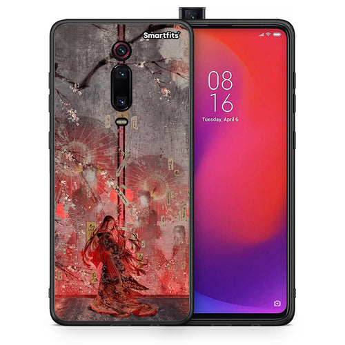 Θήκη Xiaomi Redmi K20/K20 Pro Nezuko Kamado από τη Smartfits με σχέδιο στο πίσω μέρος και μαύρο περίβλημα | Xiaomi Redmi K20/K20 Pro Nezuko Kamado case with colorful back and black bezels