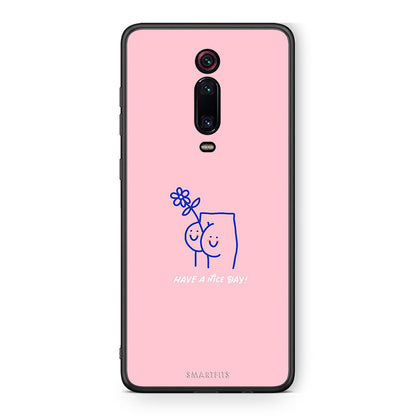 Xiaomi Mi 9T Nice Day θήκη από τη Smartfits με σχέδιο στο πίσω μέρος και μαύρο περίβλημα | Smartphone case with colorful back and black bezels by Smartfits