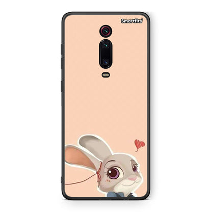 Xiaomi Mi 9T Nick Wilde And Judy Hopps Love 2 θήκη από τη Smartfits με σχέδιο στο πίσω μέρος και μαύρο περίβλημα | Smartphone case with colorful back and black bezels by Smartfits