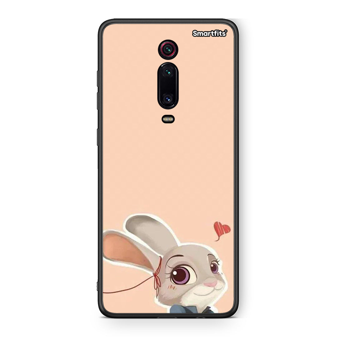 Xiaomi Mi 9T Nick Wilde And Judy Hopps Love 2 θήκη από τη Smartfits με σχέδιο στο πίσω μέρος και μαύρο περίβλημα | Smartphone case with colorful back and black bezels by Smartfits