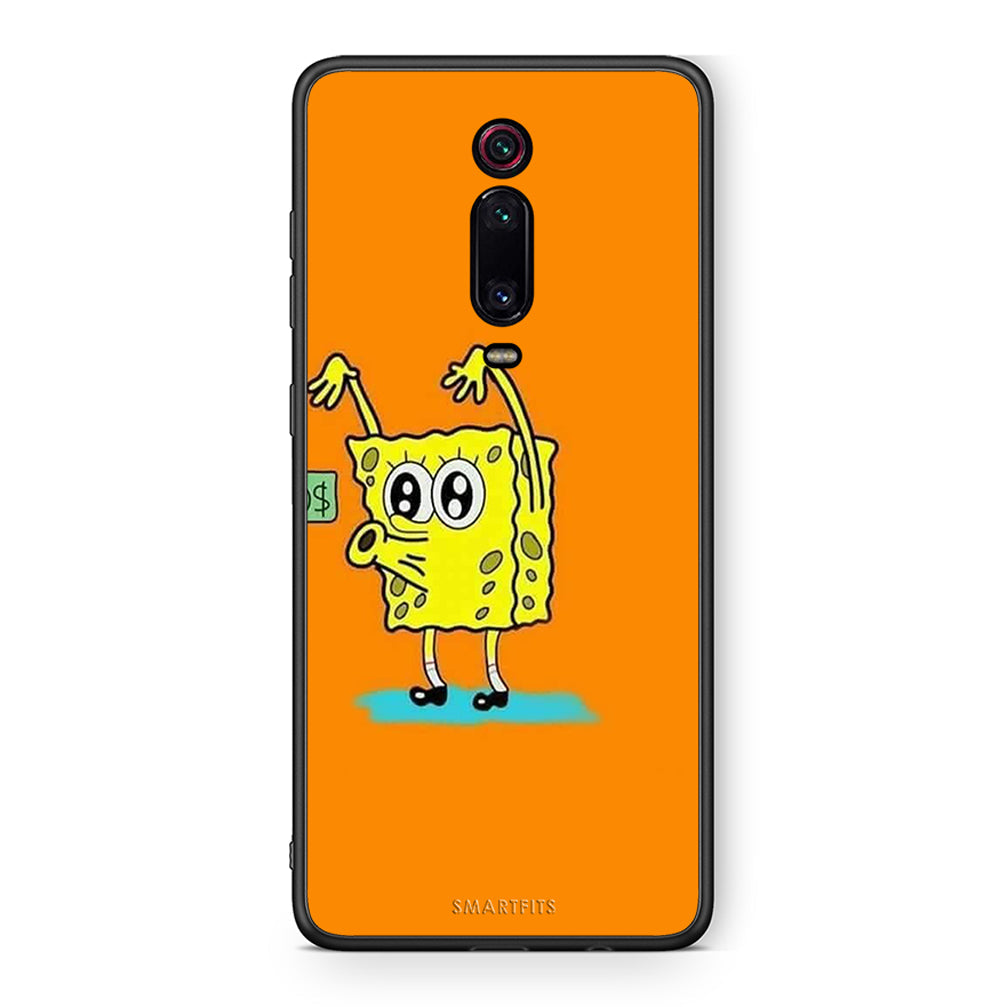 Xiaomi Mi 9T No Money 2 Θήκη Αγίου Βαλεντίνου από τη Smartfits με σχέδιο στο πίσω μέρος και μαύρο περίβλημα | Smartphone case with colorful back and black bezels by Smartfits