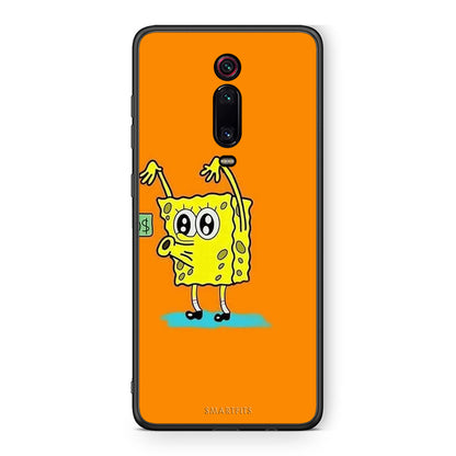 Xiaomi Mi 9T No Money 2 Θήκη Αγίου Βαλεντίνου από τη Smartfits με σχέδιο στο πίσω μέρος και μαύρο περίβλημα | Smartphone case with colorful back and black bezels by Smartfits