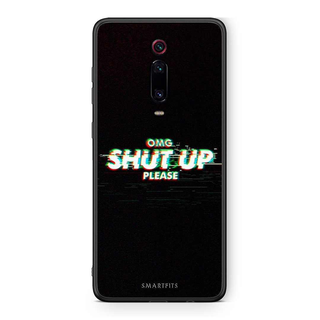 Xiaomi Mi 9T OMG ShutUp θήκη από τη Smartfits με σχέδιο στο πίσω μέρος και μαύρο περίβλημα | Smartphone case with colorful back and black bezels by Smartfits