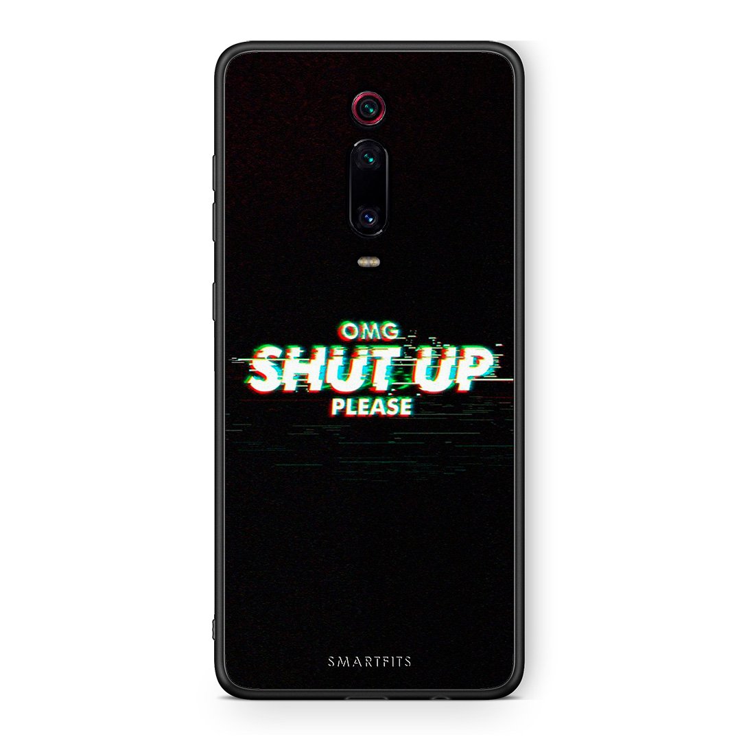 Xiaomi Mi 9T OMG ShutUp θήκη από τη Smartfits με σχέδιο στο πίσω μέρος και μαύρο περίβλημα | Smartphone case with colorful back and black bezels by Smartfits