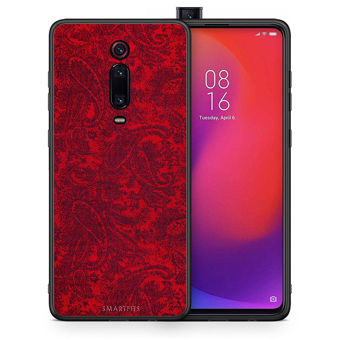 Θήκη Xiaomi Mi 9T Paisley Cashmere από τη Smartfits με σχέδιο στο πίσω μέρος και μαύρο περίβλημα | Xiaomi Mi 9T Paisley Cashmere case with colorful back and black bezels