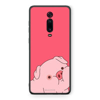 Thumbnail for Xiaomi Mi 9T Pig Love 1 Θήκη Αγίου Βαλεντίνου από τη Smartfits με σχέδιο στο πίσω μέρος και μαύρο περίβλημα | Smartphone case with colorful back and black bezels by Smartfits