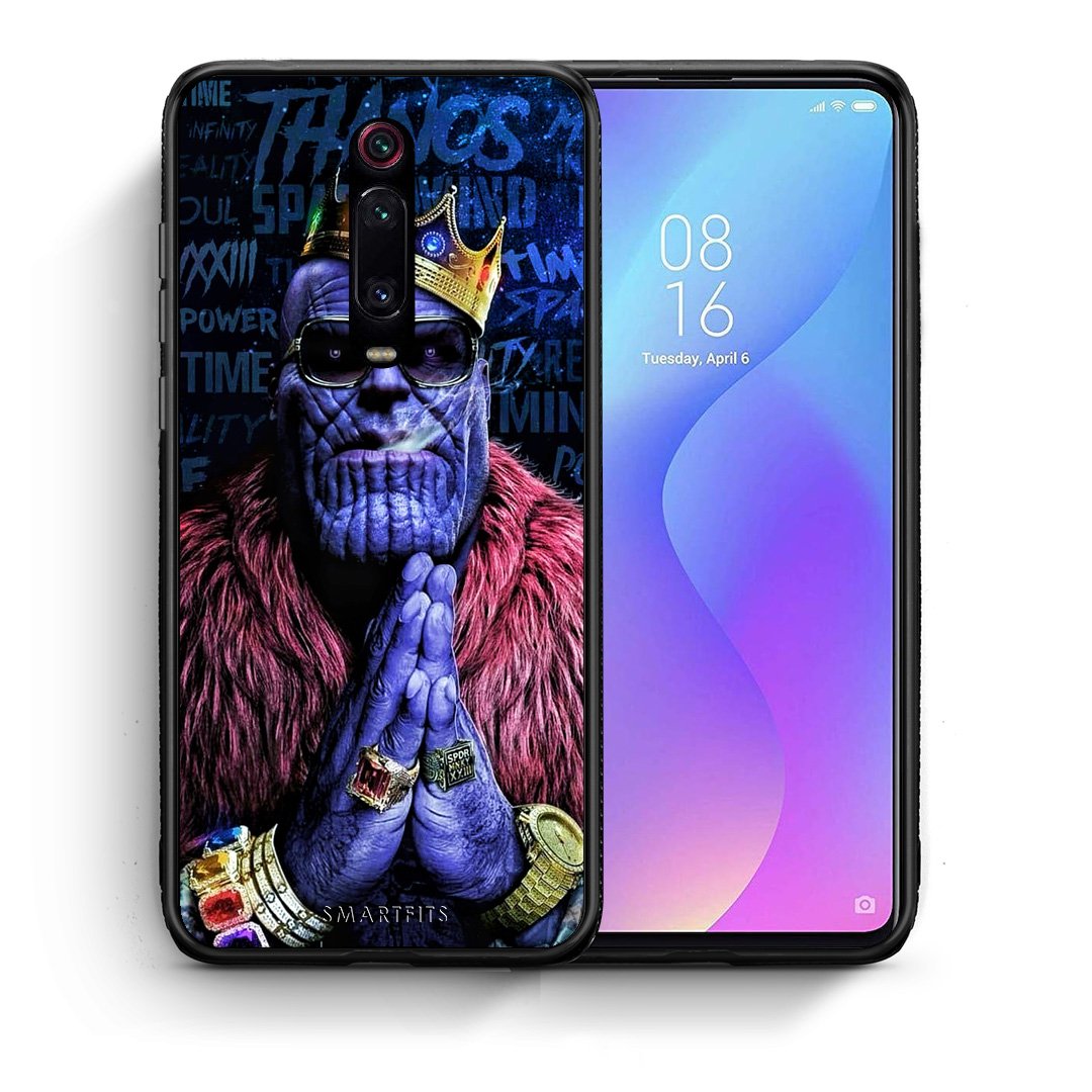 Θήκη Xiaomi Mi 9T Thanos PopArt από τη Smartfits με σχέδιο στο πίσω μέρος και μαύρο περίβλημα | Xiaomi Mi 9T Thanos PopArt case with colorful back and black bezels