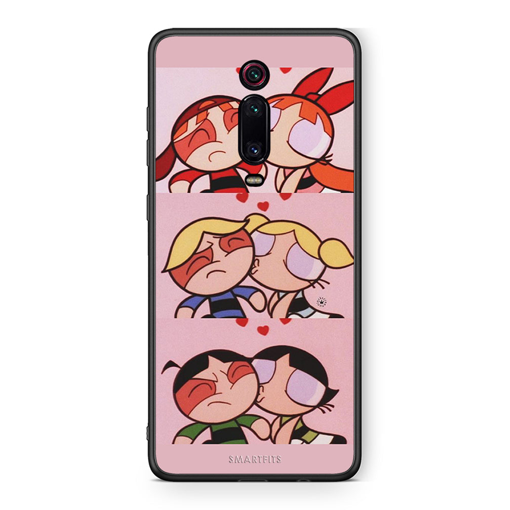 Xiaomi Mi 9T Puff Love Θήκη Αγίου Βαλεντίνου από τη Smartfits με σχέδιο στο πίσω μέρος και μαύρο περίβλημα | Smartphone case with colorful back and black bezels by Smartfits