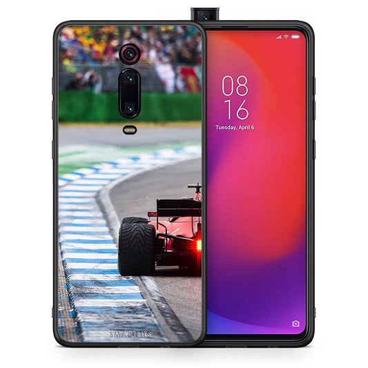 Θήκη Xiaomi Mi 9T Racing Vibes από τη Smartfits με σχέδιο στο πίσω μέρος και μαύρο περίβλημα | Xiaomi Mi 9T Racing Vibes case with colorful back and black bezels