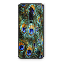 Thumbnail for Xiaomi Mi 9T Real Peacock Feathers θήκη από τη Smartfits με σχέδιο στο πίσω μέρος και μαύρο περίβλημα | Smartphone case with colorful back and black bezels by Smartfits